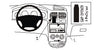 ProClip Fahrzeughalter 852914 - Mittelbefestigung - Kia Rio 01-05, Kia Rio 01-02