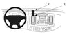 ProClip Fahrzeughalter 852936 - Mittelbefestigung - Opel Vivaro 02-10, Renault Trafic 02-10, Nissan Primastar 02-10
