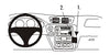 ProClip Fahrzeughalter 852950 - Winkelbefestigung - Chevrolet Trail Blazer 02-09