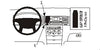 ProClip Fahrzeughalter 853025 - Mittelbefestigung - Toyota Corolla 02-07, Toyota Corolla 03-08