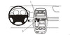 ProClip Fahrzeughalter 853058 - Mittelbefestigung- NICHT für Modelle mit silbernem/grauen Holzdekor - Honda CR-V 02-06