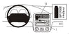 ProClip Fahrzeughalter 853104 - Mittelbefestigung - Saturn S-series 00-03