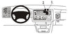 ProClip Fahrzeughalter 853111 - Mittelbefestigung - GMC Yukon XL Denali 00-02, Chevrolet Suburban 00-02, Chevrolet Tahoe 00-02 und weitere