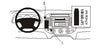 ProClip Fahrzeughalter 853170 - Mittelbefestigung - Toyota Camry 02-06