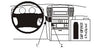 ProClip Fahrzeughalter 853174 - Mittelbefestigung- NUR für Modelle mit braunem Holzdekor - Kia Sorento 02-07