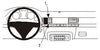 ProClip Fahrzeughalter 853196 - Mittelbefestigung - Audi S8 03-10, Audi A8 03-10