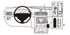 ProClip Fahrzeughalter 853205 - Winkelbefestigung - Ford Tourneo Connect 03-09, Ford Transit Connect 03-09