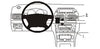 ProClip Fahrzeughalter 853211 - Mittelbefestigung - Toyota Avensis 03-08