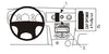 ProClip Fahrzeughalter 853251 - Mittelbefestigung - Mitsubishi Outlander 03-06