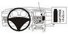 ProClip Fahrzeughalter 853282 - Winkelbefestigung- NICHT für M-Sport - BMW 5-series M5 E60, E61 04-10