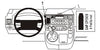 ProClip Fahrzeughalter 853289 - Mittelbefestigung - Volkswagen Multivan 03-09