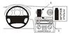 ProClip Fahrzeughalter 853296 - Mittelbefestigung - Audi A3 03-06, Audi S3 03-06, Audi S3 05-07 und weitere