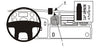 ProClip Fahrzeughalter 853337 - Mittelbefestigung - Freightliner M2 Business Class 03-08, Freightliner Business Class M2 03-08