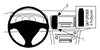 ProClip Fahrzeughalter 853346 - Mittelbefestigung - Subaru Outback 04-09, Subaru Legacy 04-09