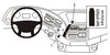ProClip Fahrzeughalter 853355 - Winkelbefestigung - Mercedes Benz Actros 03-13