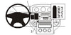 ProClip Fahrzeughalter 853367 - Mittelbefestigung, NICHT für Fahrzeuge mit Navigation- NICHT für Auto mit Navigation - Nissan X-Trail 04-07