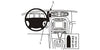 ProClip Fahrzeughalter 853383 - Mittelbefestigung - Jaguar XJ 03-09