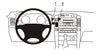 ProClip Fahrzeughalter 853399 - Mittelbefestigung - Toyota LandCruiser 90 03-05