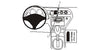 ProClip Fahrzeughalter 853400 - Mittelbefestigung - Honda Integra 04-06
