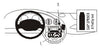 ProClip Fahrzeughalter 853421 - Winkelbefestigung - Ford Ka 97-08