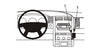 ProClip Fahrzeughalter 853454 - Winkelbefestigung - Dodge Durango 4WD 04-10, Dodge Durango 2WD 04-10