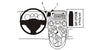 ProClip Fahrzeughalter 853493 - Mittelbefestigung - Fiat Panda 04-07