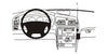 ProClip Fahrzeughalter 853499 - Winkelbefestigung- NUR für Holzmaserungsplatten - Volvo XC70 05-07, Volvo S60 05-10, Volvo V70 N 05-08