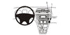 ProClip Fahrzeughalter 853526 - Winkelbefestigung- NUR für Ambiente 05-13, Classic 05-13, Elegance 05-13, RS 05-13, Scout 07-13 - Skoda Octavia II 05-13