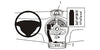 ProClip Fahrzeughalter 853574 - Mittelbefestigung - Renault Grand Modus 05-12, Renault Modus 05-13