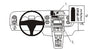 ProClip Fahrzeughalter 853609 - Mittelbefestigung, hoch. - Volkswagen Golf Plus 05-14