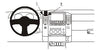 ProClip Fahrzeughalter 853613 - Mittelbefestigung - Nissan King Cab 07-10, Nissan Navara 06-10, Nissan Pathfinder 05-07 und weitere