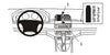 ProClip Fahrzeughalter 853656 - Mittelbefestigung- NUR für Modelle mit Navigationssystem - BMW X5 00-06