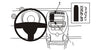 ProClip Fahrzeughalter 853716 - Mittelbefestigung - Citroen C1 06-14, Peugeot 107 06-14, Toyota AYGO 06-14