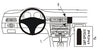 ProClip Fahrzeughalter 853740 - Winkelbefestigung- NICHT für Modelle mit ab Werk eingebautem Navigationssystem. NUR für Modelle mit Holzdekor. - BMW 3-series E90, E91, E92 und weitere