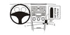 ProClip Fahrzeughalter 853834 - Winkelbefestigung - Toyota Camry 07-11