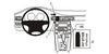 ProClip Fahrzeughalter 853867 - Mittelbefestigung- Nicht für Holzmaserungsplatten - Volvo V70 II 08-11, Volvo XC70 08-11, Volvo S80 07-11