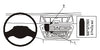 ProClip Fahrzeughalter 853950 - Mittelbefestigung - Citroen C4 Grand Picasso 07-13, Citroen C4 Picasso 07-13