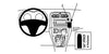 ProClip Fahrzeughalter 853985 - Winkelbefestigung- NICHT für Modelle mit ab Werk eingebautem Navigationssystem - Toyota Auris Full Hybrid 07-12, Toyota Auris 07-12