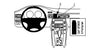 ProClip Fahrzeughalter 854115 - Mittelbefestigung- NUR für Holzmaserungsplatten - Volvo XC70 08-11, Volvo V70 II 08-11, Volvo S80 07-11