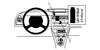 ProClip Fahrzeughalter 854127 - Mittelbefestigung- NICHT für Modelle mit Navigationsbildschirm - Citroen C4 05-10