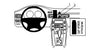 ProClip Fahrzeughalter 854130 - Mittelbefestigung, hoch- NUR für Holzmaserungsplatten - Volvo V70 II 08-11, Volvo XC70 08-11, Volvo S80 07-11
