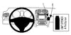 ProClip Fahrzeughalter 854261 - Winkelbefestigung - Volkswagen Golf VI 09-12, Volkswagen Golf VI Variant 10-12, Volkswagen GTI 10-14 und weitere