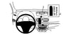 ProClip Fahrzeughalter 854283 - Mittelbefestigung - Renault Mégane III 09-16, Renault Fluence 10-15