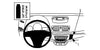 ProClip Fahrzeughalter 854338 - Winkelbefestigung - Renault Mégane III 09-16, Renault Fluence 10-15