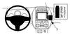 ProClip Fahrzeughalter 854442 - Winkelbefestigung- NUR für Modelle mit ab Werk eingebautem Navigationssystem - Toyota RAV 4 04-05