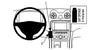 ProClip Fahrzeughalter 854498 - Mittelbefestigung - Jaguar XJ 10-19