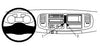 ProClip Fahrzeughalter 854545 - Mittelbefestigung - Hino 200-series 05-22, Hino 300-series 08-23