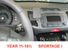 ProClip Fahrzeughalter 854557 - Mittelbefestigung - Kia Sportage 11-16½