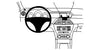 ProClip Fahrzeughalter 854618 - Mittelbefestigung- NICHT für Modelle mit Flip-Down-Navigation - Mercedes Benz C-Klasse (180-320) 11-14