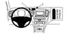 ProClip Fahrzeughalter 854641 - Mittelbefestigung - Kia Optima 11-14